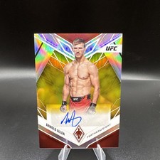 2023 Panini UFC Chronicles Phoenix Arnold Allen Gold 9/10 Autograph