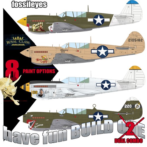 EDUARD R0025 1/48 P-40N WARHAWK 'DUAL COMBO' ROYAL CLASS MODEL KIT - Picture 4 of 10