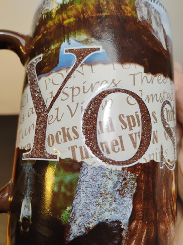 Yosemite National Park Jumbo 3-D Struktur Keramik Kaffeetasse Becher 2011 - Bild 7 von 17