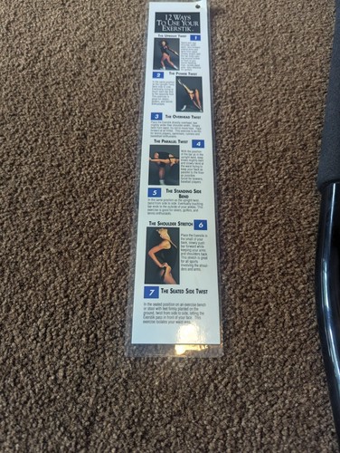 Barra de ejercicio y calentamiento vintage 1992 Farrah Fawcett Exerstik Exerstick - Imagen 10 de 11