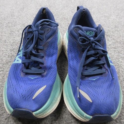 Hoka Bondi 8 Shoes Womens Size 8 Blue Green Running Max Cushion Road Sneakers - Picture 12 of 23