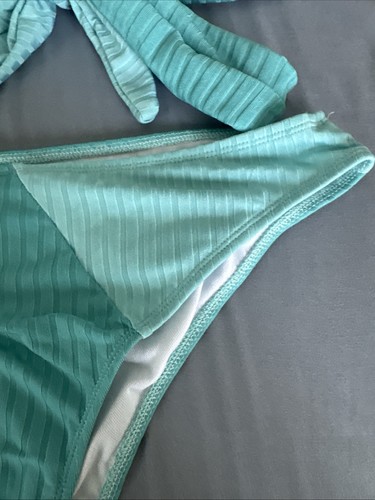 Women’s Size Large Two Piece Bikini Tones Of Blue - Bild 7 von 9