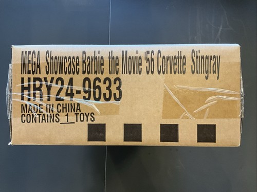 MEGA Barbie The Movie ’56 Corvette Stingray Collector Building Set HRY24 New - Picture 3 of 3