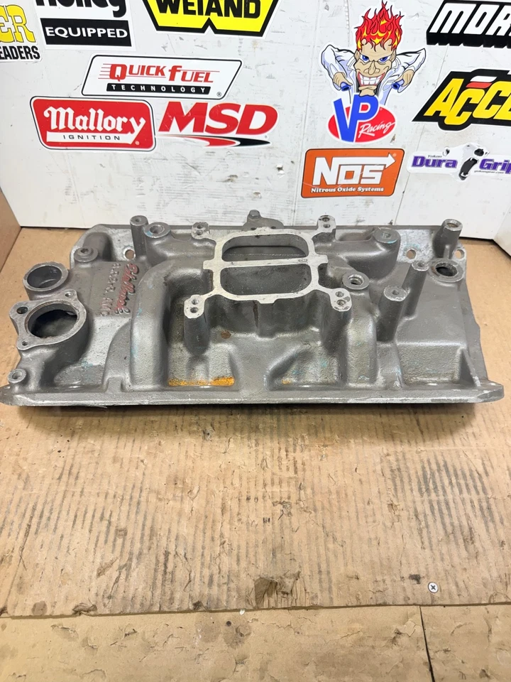 Colector de admisión AMC Edelbrock 304-360-401 SP2P aluminio #3430 Foto 4 de 4