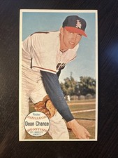 1964 TOPPS GIANTS #16 DEAN CHANCE L.A. ANGELS EX-MT *Hot Corner Vintage* O