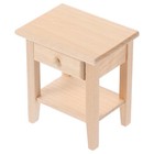  Dollhouse 1.12 Scale Bedside Table Furniture Small Nightstand Miniature Nursery