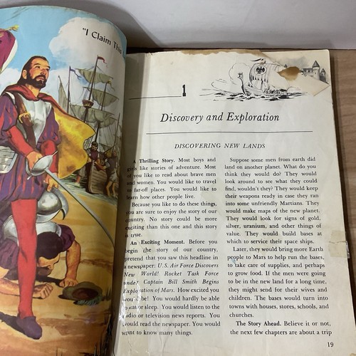 VTG Our Country’s Story Hardback Vintage Textbook 1958 - Foto 5 di 11
