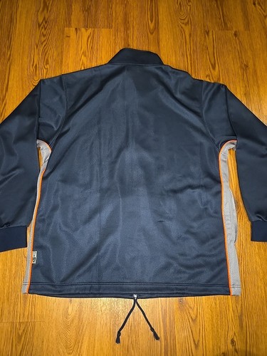 Vintage Adidas Originals Full Zipper Jacket Sz-XL Brand New Navy Blue/Gray/Orang - Picture 6 of 8