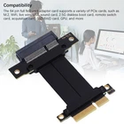 Graphics Card Extension Cable Male To Female 180° PCIe 4.0 X4 Riser Cable For