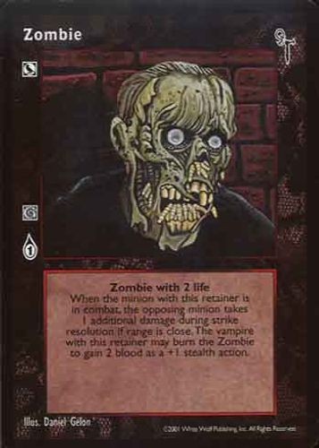 Zombie - Retainer - Vampire VTES - Picture 1 of 9