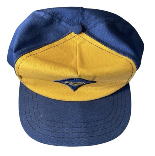 VINTAGE 1990's CUB SCOUTS BSA SNAPBACK HAT CAP YELLOW & NAVY Size S/M - Picture 2 of 10