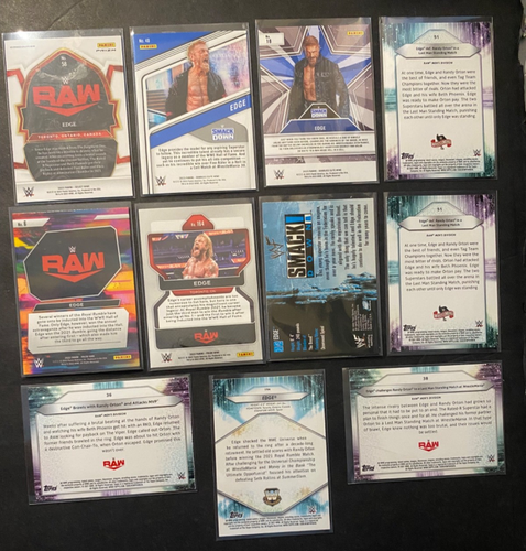 Edge - 11 Wrestling Card Package Deal including Card #51 Serial #79/99 - Picture 2 of 4