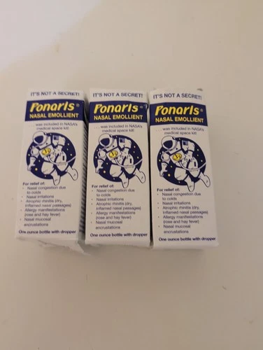 Ponaris Nasal Emollient 1 oz Each (3pack)  EXP 10/2028