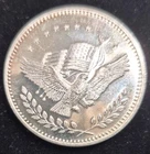 1 Troy oz Eagle W/Flag and Scales .999 Fine Silver Round APMEX Mint (#155)