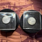 Two 1/4 Ounce .999 Fine Silver Walking Liberty 2000 Y2K Coins