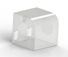 BENCH TOP JEWELRY POLISHING BOX with VACUUM CONNECTION & GRS MOUNT