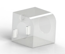 BENCH TOP JEWELRY POLISHING BOX with VACUUM CONNECTION & GRS MOUNT