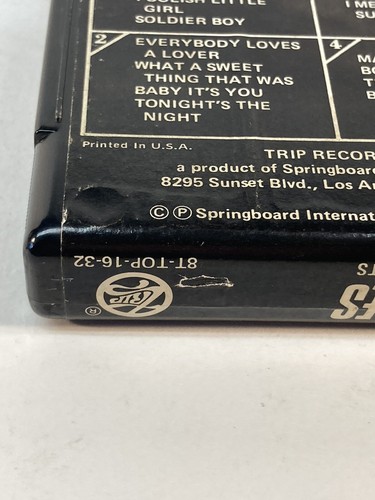 The Shirelles – 16 Greatest Hits 8 Track Tape RARE TRIP RECORDS 8T-TOP-16-32 - Picture 4 of 6