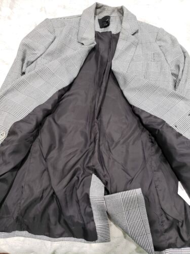 Forever 21 Women's Single Breasted Houndstooth Check Lined Blazer Size Medium - Picture 4 of 4