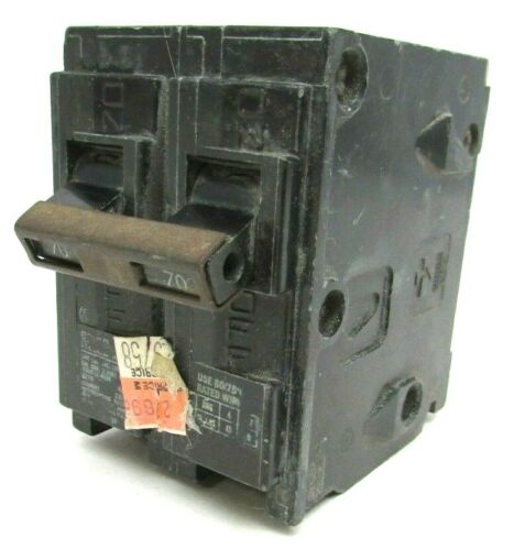Interruptor circuito de 2 polos GE genuino THQB2170 70 amperios 120/240v - Imagen 4 de 4