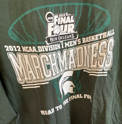 Michigan State Spartans 2012 Final Four Größe 2 XL T-Shirt Neu mit Etikett - Bild 2 von 5