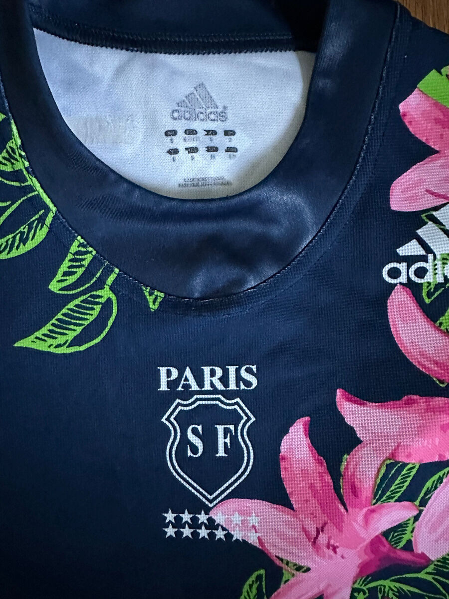 Adidas Paris SF France 2006 Rugby Union Floral Shirt Jersey Adidas Paris SF France 2006 Rugby Union Floral Shirt Jersey