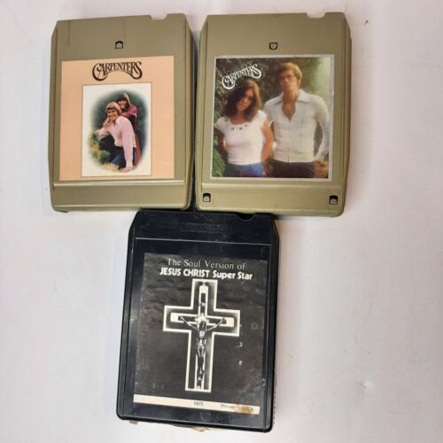 8 Spur Tonbandkassette Lot 3 Jesus Christ Super Star 2 Carpenters Horizons LESEN - Bild 2 von 11