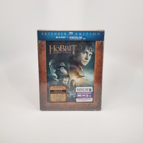 The Hobbit: An Unexpected Journey Extended Edition Blu-ray + Digital HD Sealed - Picture 1 of 3