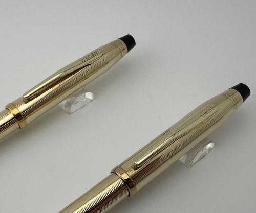 Cross Rose Century II Gold Filled Ballpoint Pen & Mechanical Pencil - Picture 5 of 19