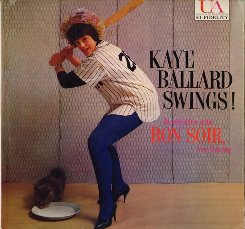 KAYE BALLARD "SWINGS !" COMEDY POP VOCAL LP 1959 UNITED ARTISTS 3043 - Picture 1 of 2