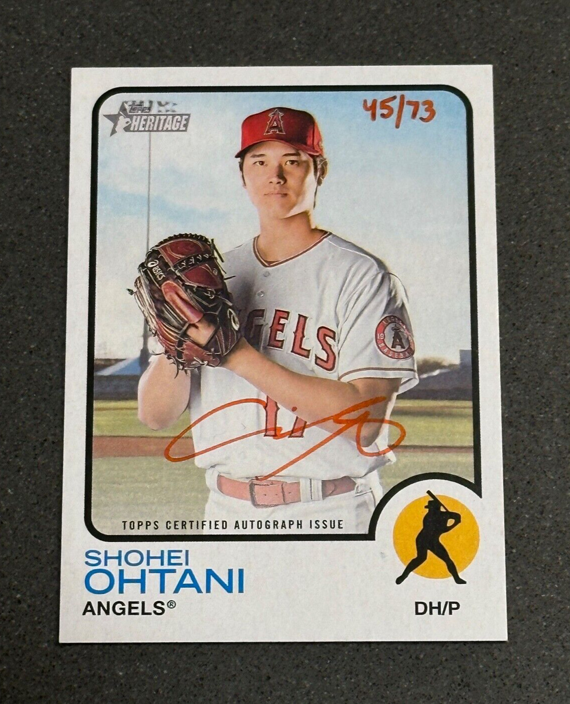 Shohei Ohtani 2022 Topps Heritage #ROA-SO Real One