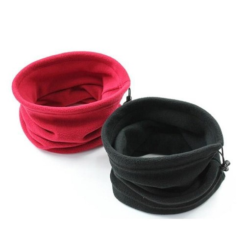 Winter Men Women Fleece Scarf Neck Warmer Hat Balaclava Beanie Snood Face Mask - Picture 10 of 15