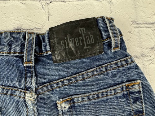 Vintage 90’s 1998 Levi's SilverTab Flares-A-Lot Flare Denim Jeans Youth Girls 7 - Picture 20 of 24