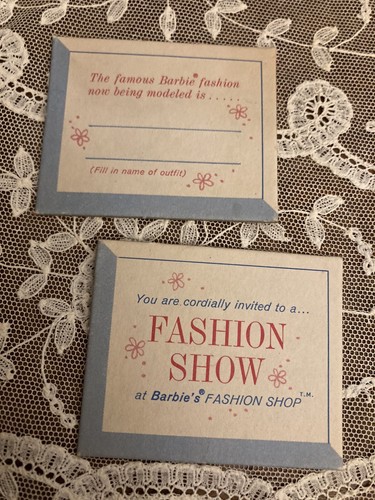 Vintage Barbie’s Fashion Shop Cards  - Picture 1 of 3
