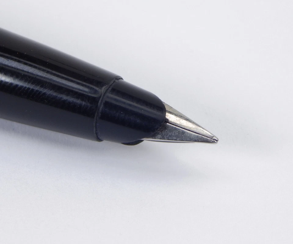 Parker 45 черный и хром отделка перьевая ручка - винтажный 1980 - Изображение 3 из 4