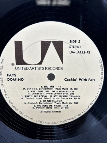 Fats Domino Cookin' With Fats Double 1973 Vinyl LP United Artists UA-LA122-F2 - Picture 11 of 17