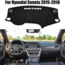 For Hyundai Sonata 2015-2018 Dash Mat Dashboard Cover Dashmat Interior Pad Black
