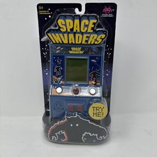 Space Invaders Retro Handheld Electronic Game by Basic Fun 2016, New READ