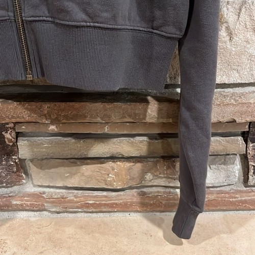 Felpa con cappuccio e zip O'Neill Darcie 100% cotone pile ritagliato grigio - Foto 4 di 8