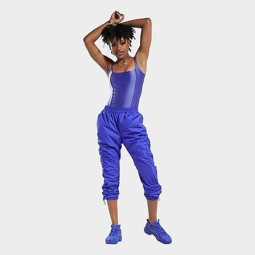 Reebok Cardi B Women's Sz 2X Plus Size Ruched-Leg Pull-On Woven Jogger Pants - Picture 14 of 20