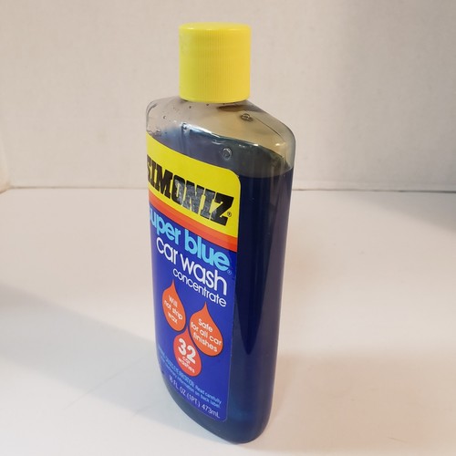 SIMONIZ Super Blue Car Wash Concentrate 16 fl.oz. NOS Will Not Strip Wax W-2845 - Picture 5 of 8