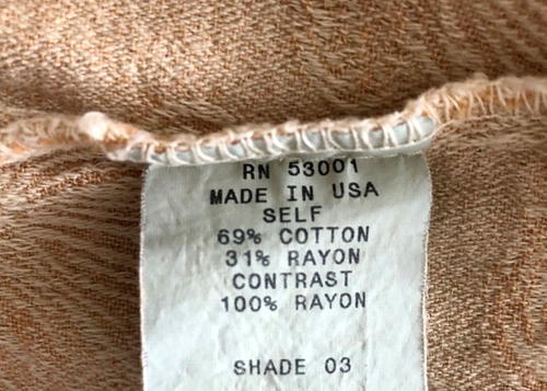VTG 90's JACQUARD TAPESTRY TANK TOP - VTG BOHO IVY - Sz 16 /Chest 41" - MADE USA - Bild 6 von 15