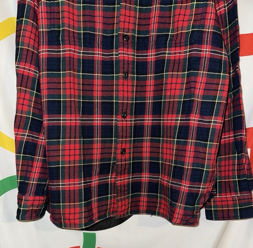 Vintage Polo Ralph Lauren Plaid Flannel Shirt Mens Medium Long Sleeve Button Up - Picture 5 of 9