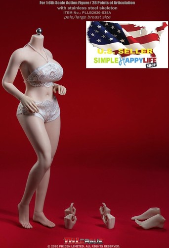 TBLeague 1/6 FEMALE Seamless Body Plus Size Buxom Large Bust S38A PHICEN ❶USA❶ - Bild 1 von 6