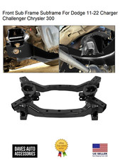 Front Subframe Black Heavy Duty Steel For 2011-22 Dodge Challenger Chrysler 300