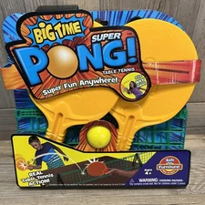 Big Time Super Ping Pong Table Tennis Anywhere Fun Game For Kids Toys Brand NEW