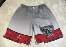 Cradle Gear Drive to Dominance Gray Red Wrestling Shorts Size Medium 1096
