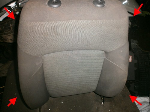VW POLO 6R MATCH DRIVER PASSENGER RIGHT LEFT FRONT SEAT BACK COVER 57k LOW miles - Picture 4 of 24