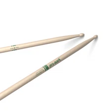 ProMark - TXR5AW - Classic Forward 5A Raw Hickory Drumstick, Oval Wood Tip
