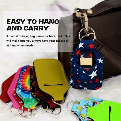 Clip-on Chapsticks Keychains Pouch, Lipstick Holder for Chap Stick Tracker - Picture 20 of 21